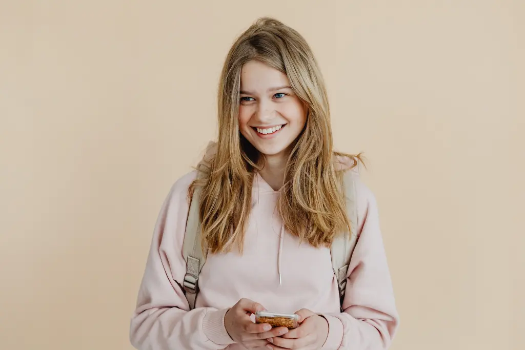 Teen Girl Smiling