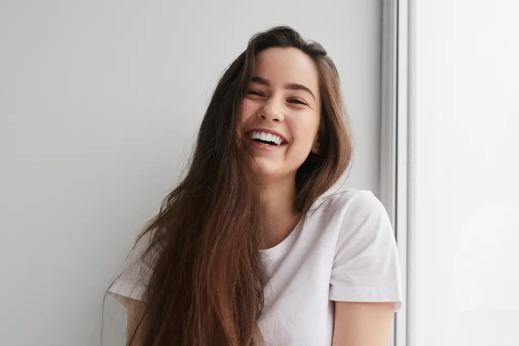 Teenager Laughing